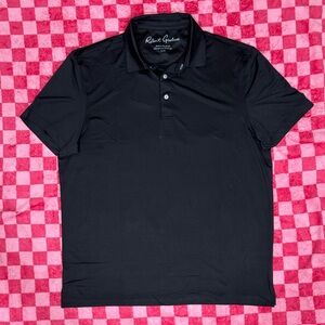 Robert Graham Classic Fit Black Canto Polo Shirt